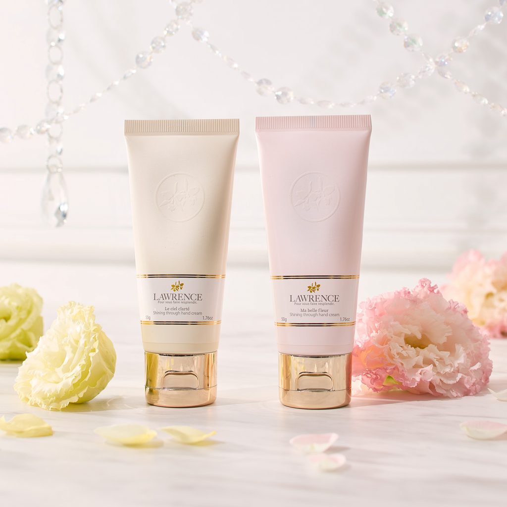 シャイニングスルーハンドクリーム　オリジナルハンカチギフト　マベルフルール(ハンドクリーム50g / オリジナルハンカチ1枚)