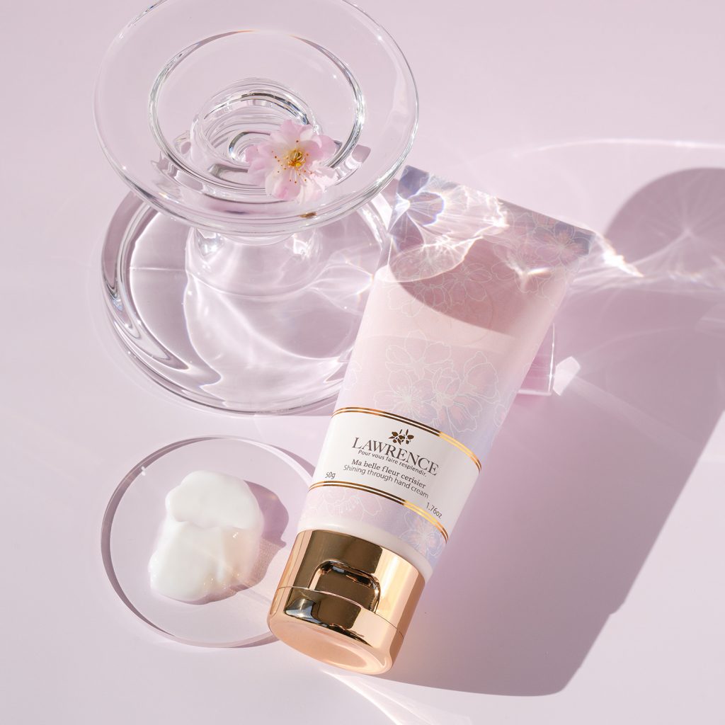ロウレンス　シャイニングスルーハンドクリーム　マベルフルール　スリジエ（スムースタイプ）　50g