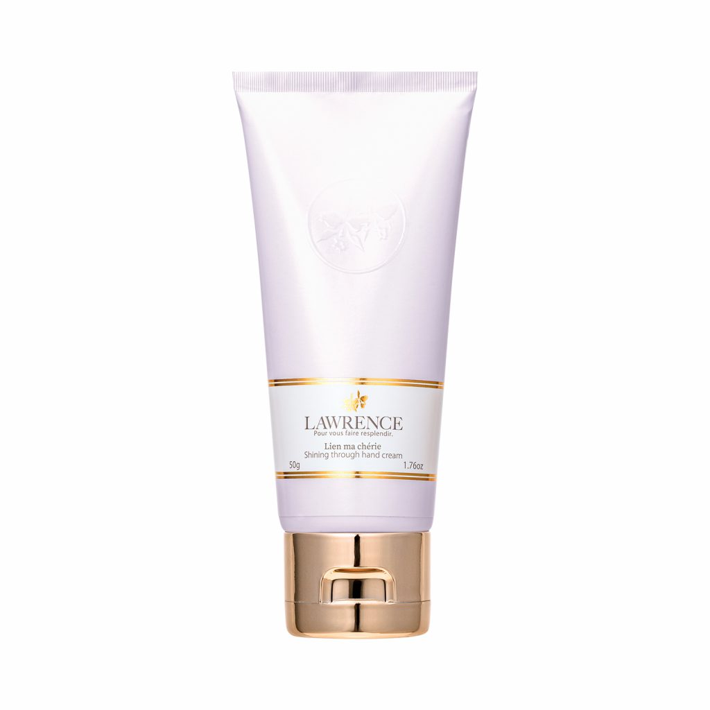 シャイニングスルーハンドクリーム　オリジナルハンカチギフト　リアンマシェリ(ハンドクリーム50g / オリジナルハンカチ1枚)